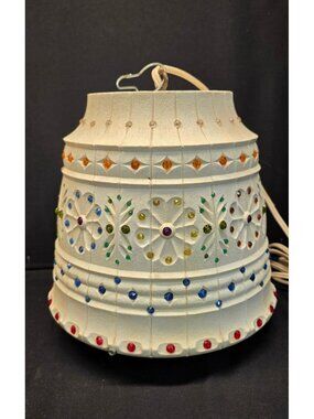 Vintage 1970s Lawnware Large Outdoor Patio Hanging Swag Lamp 2310 Retro